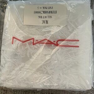 Mac Clear Cosmetic Plastic Bag 1 Set Of 5